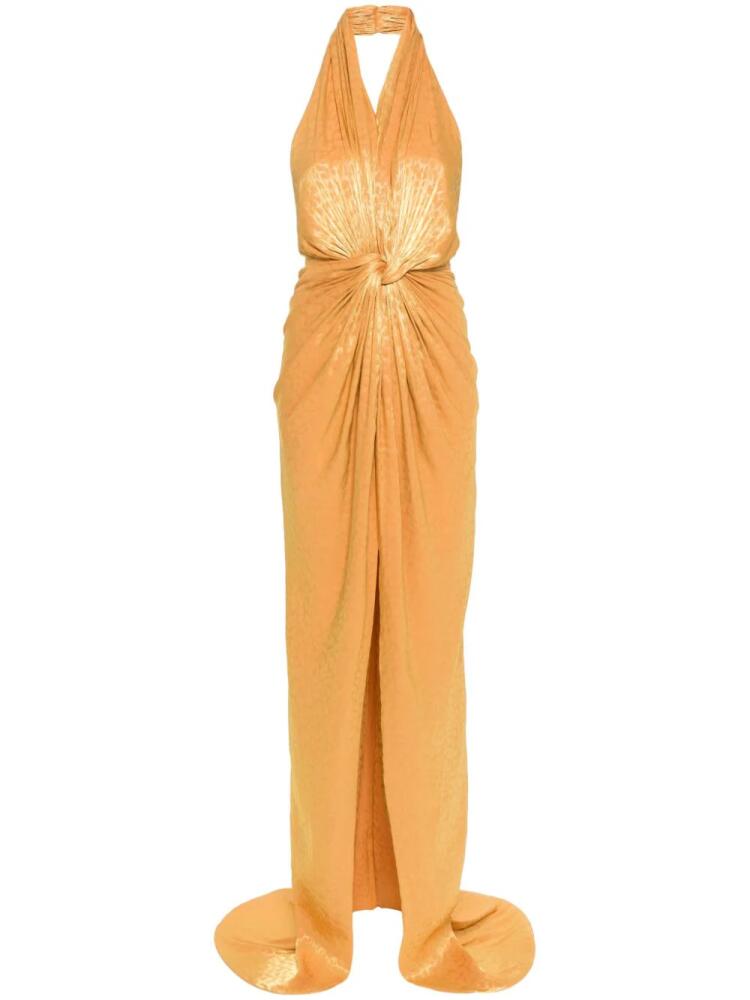 Costarellos Colette georgette gown - Orange Cover