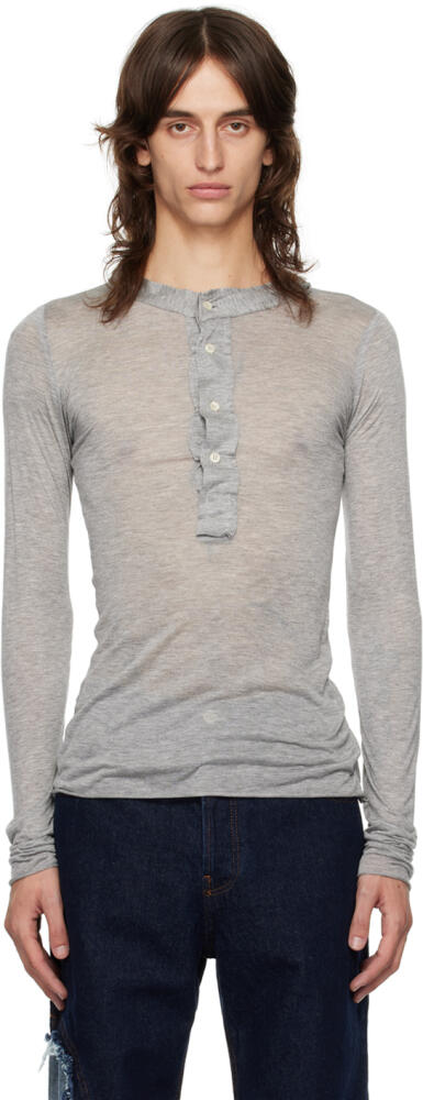 Edward Cuming Gray Raw Stack Henley Cover