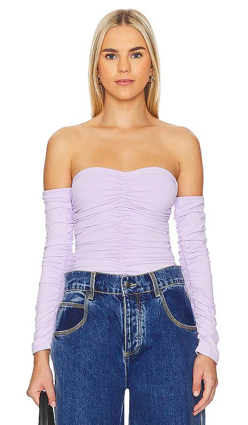 ASTR the Label Evianna Bodysuit in Lavender Cover