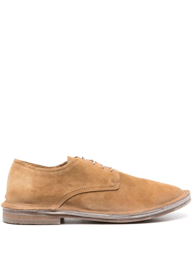 Moma suede lace-up derby shoes - Brown Cover