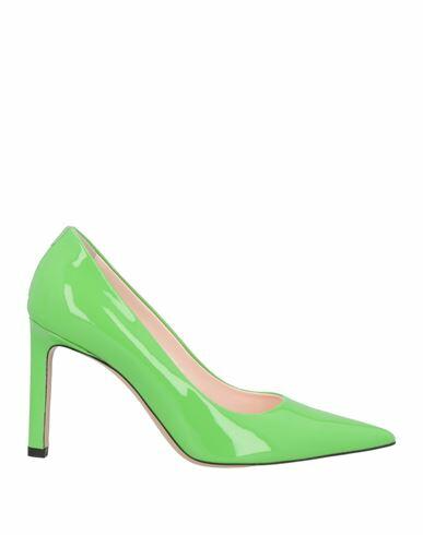 Boss Woman Pumps Green Soft Leather Cover