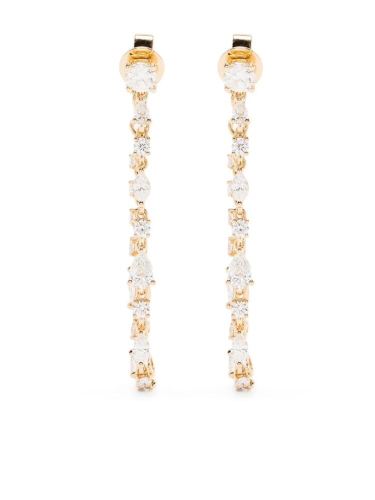 Anita Ko 18kt yellow gold diamond loop earrings Cover