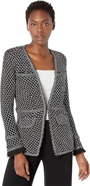 NIC+ZOE Petite Up Tempo Jacket (Black Mix) Women's Clothing Cover