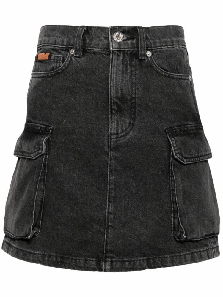 CHOCOOLATE cargo denim skirt - Black Cover