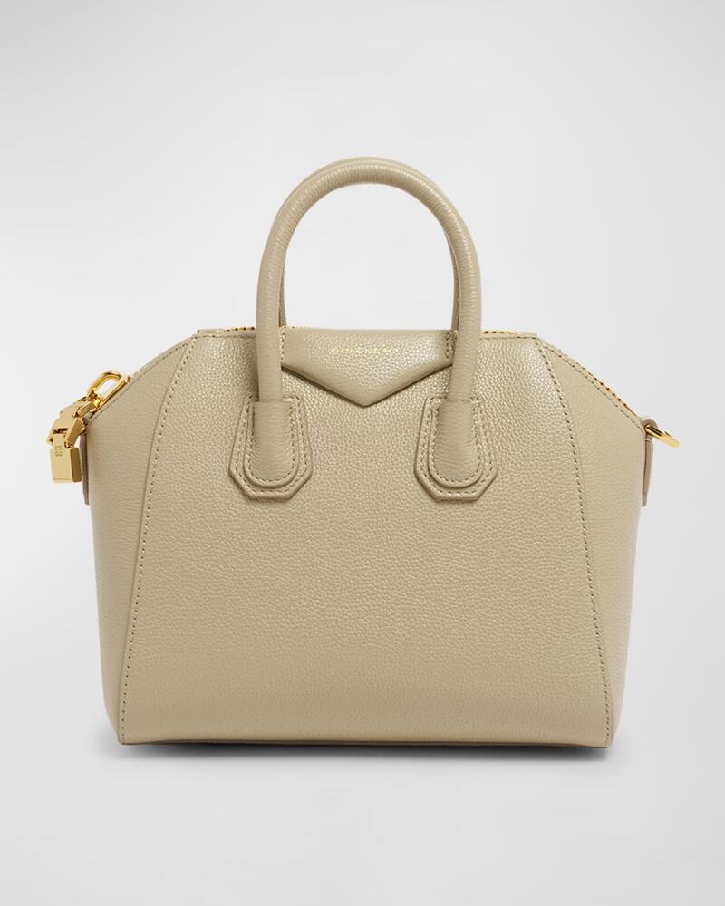 Givenchy Antigona Mini Top-Handle Bag in Grained Leather Cover