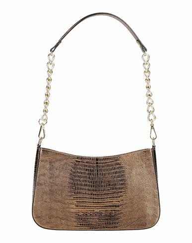 John Richmond Woman Shoulder bag Bronze Leather Cover