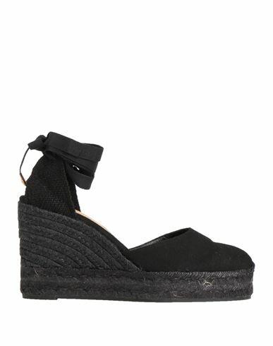 Castañer Woman Espadrilles Black Textile fibers Cover