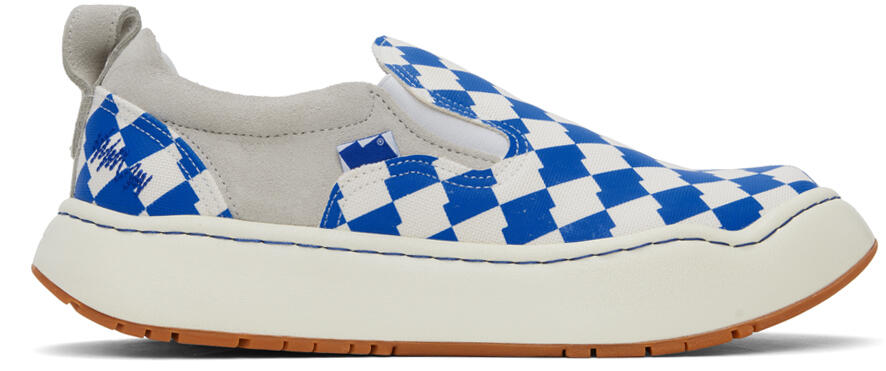 ADER error Blue & White Log LAD Sneakers Cover