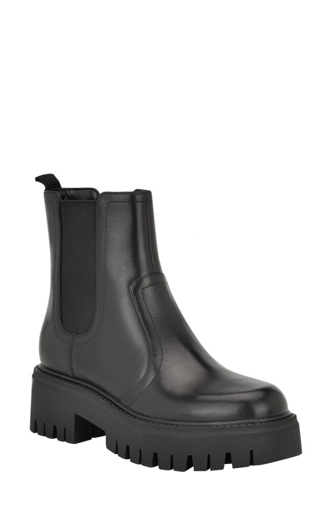 Calvin Klein Jayden Lug Sole Chelsea Boot in Black Cover