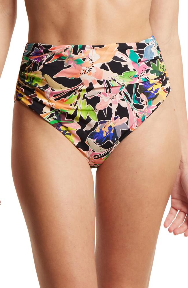 Hanky Panky Ruched High Waist Bikini Bottoms in Unapologetic Cover