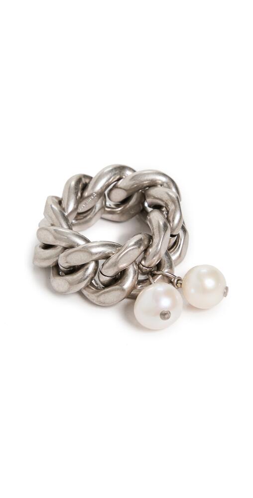 Jil Sander Pearl Ring Silver Cover