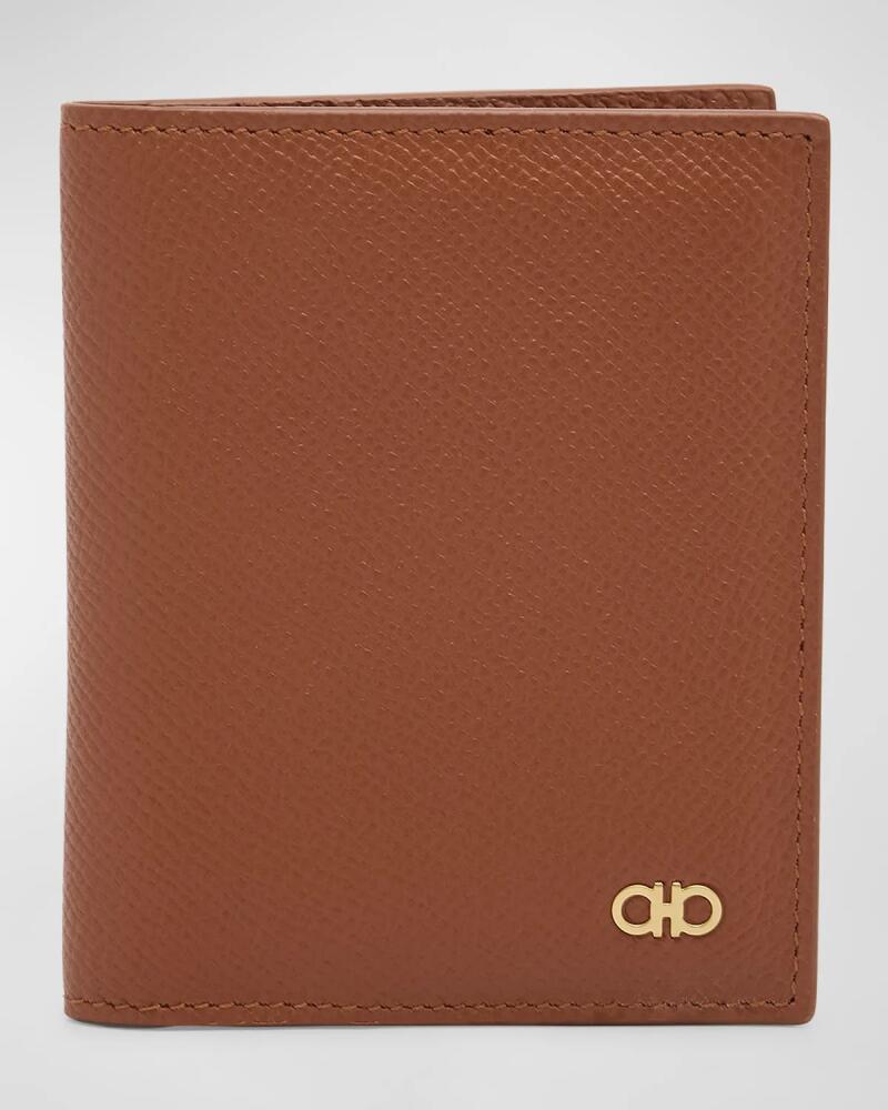 Ferragamo Men's Gancini Bifold Card Holder Cover