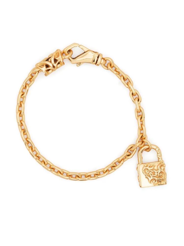 Emanuele Bicocchi Arabesque padlock bracelet - Gold Cover