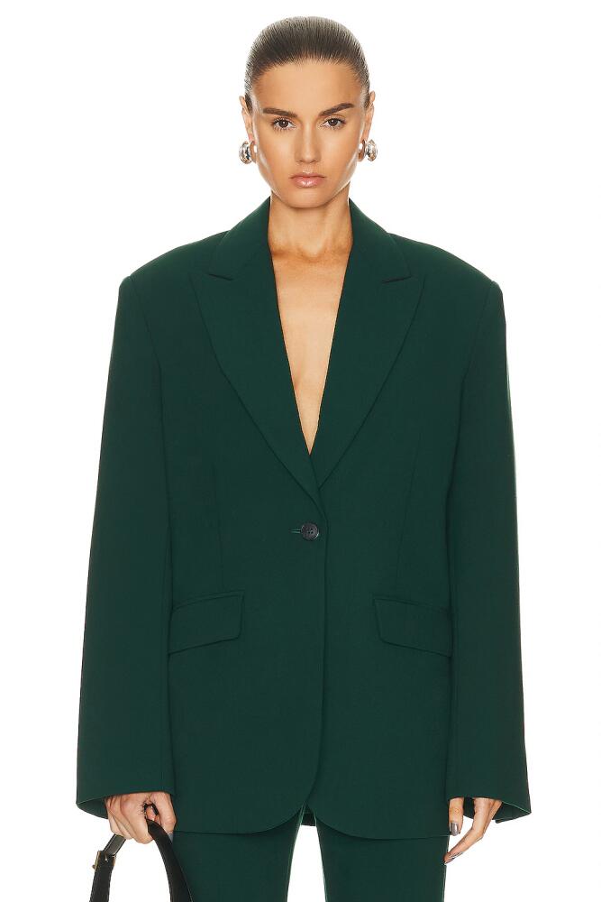 GRLFRND The Big Blazer in Green Cover