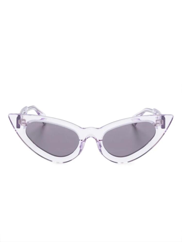 Kuboraum Y3 cat-eye frame sunglasses - Purple Cover