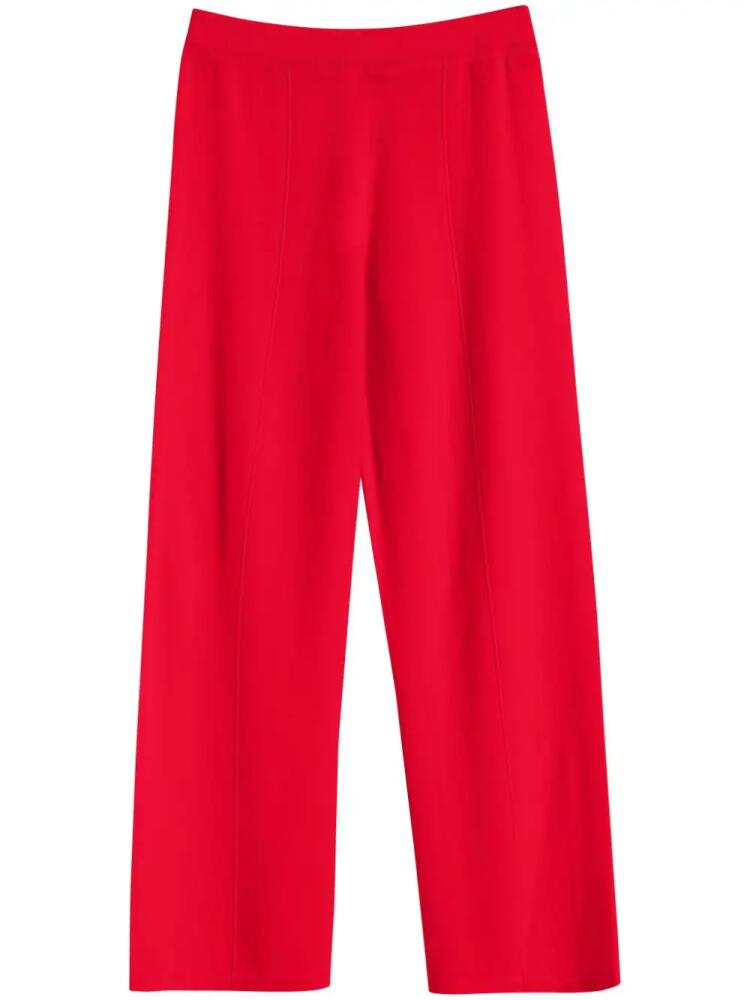 Chinti & Parker knitted track pants - Red Cover