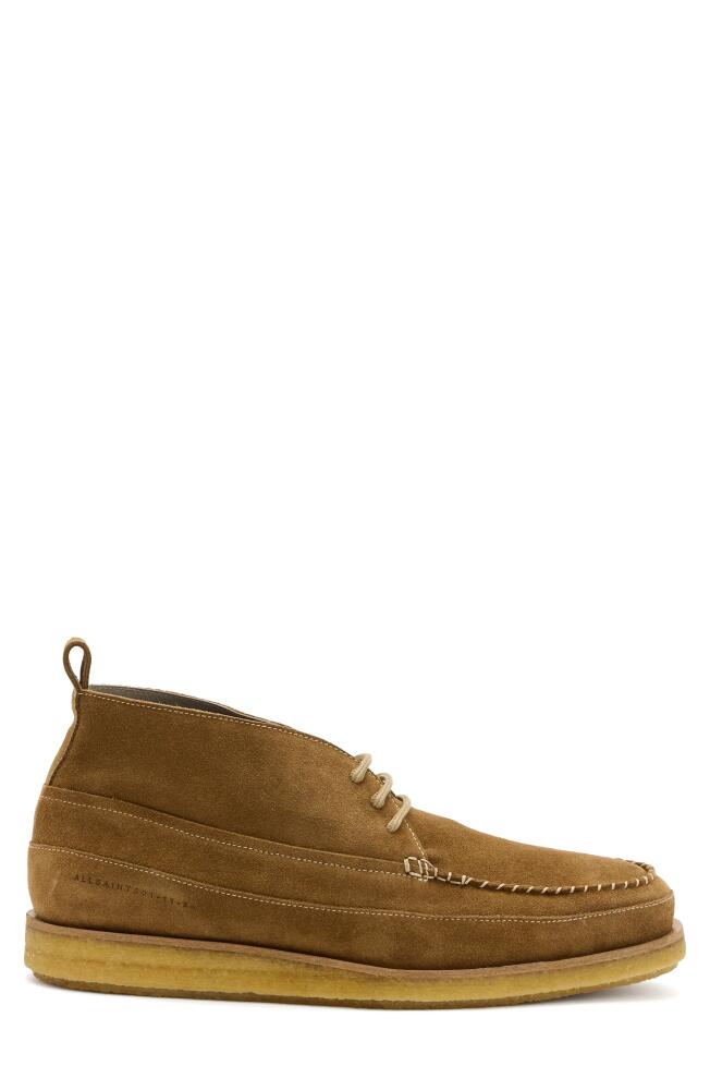 AllSaints Alto Suede Chukka Boot in Tan Cover