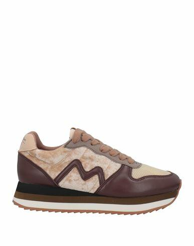 Malìparmi Woman Sneakers Beige Textile fibers Cover