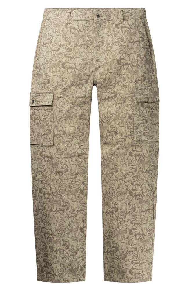 DAILY PAPER Jabari Herd Cargo Pants in Moonstruck Beige Cover