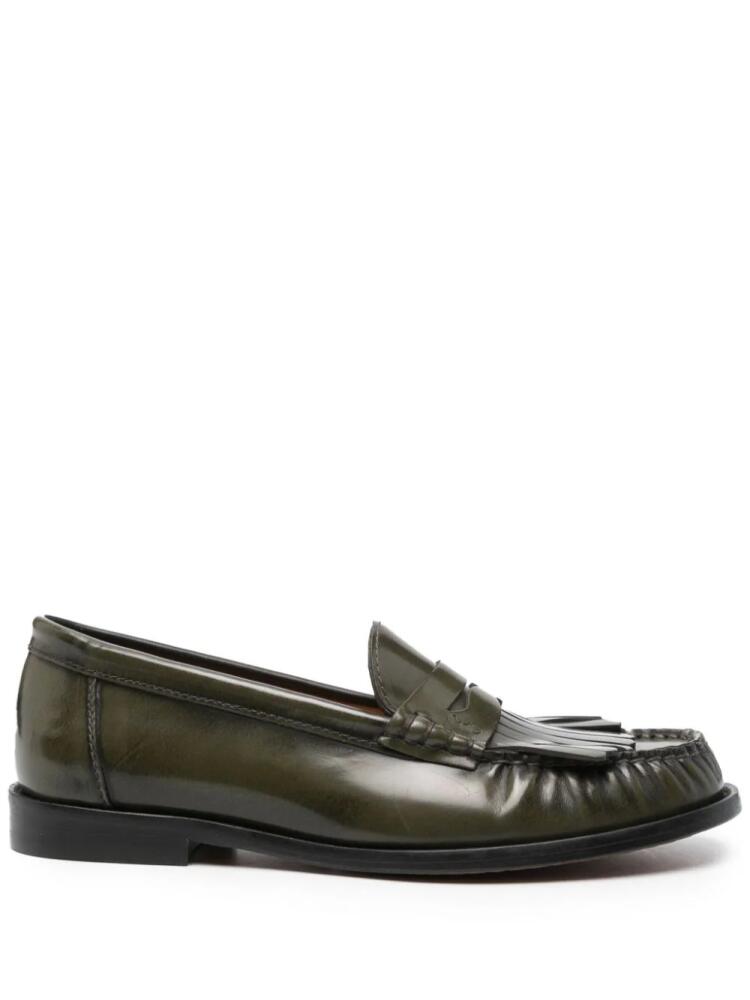 Polo Ralph Lauren fringed leather loafers - Green Cover