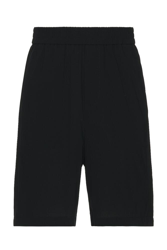 ami Elasticated Waist Bermuda Short in Black Cover