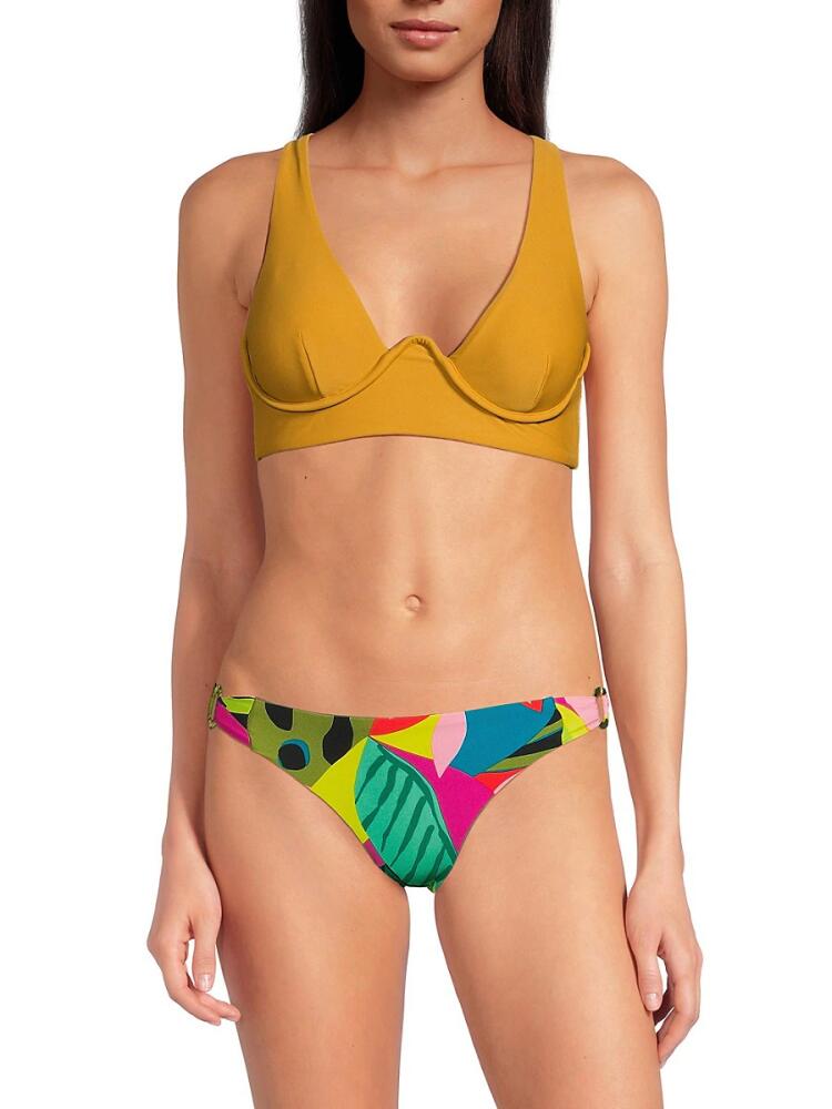 Andrea Iyamah Women's Kasa Bikini Top - Mustard Cover