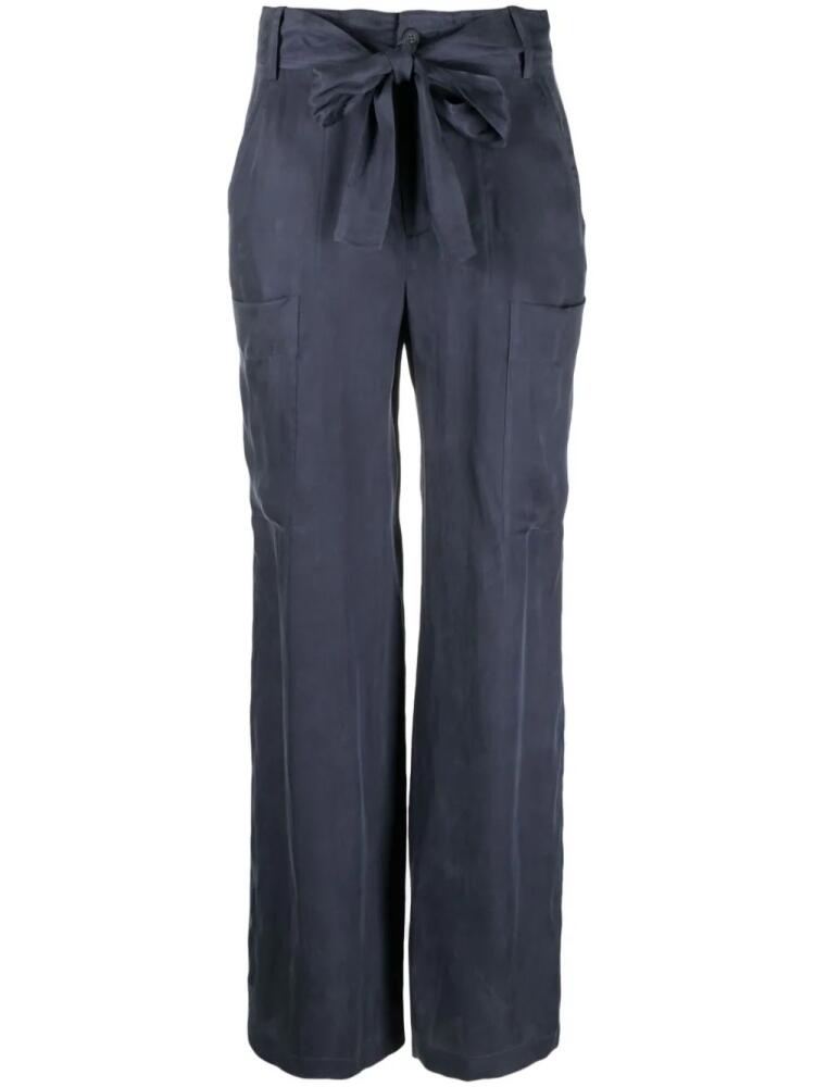 Bimba y Lola belted straight-leg trousers - Blue Cover