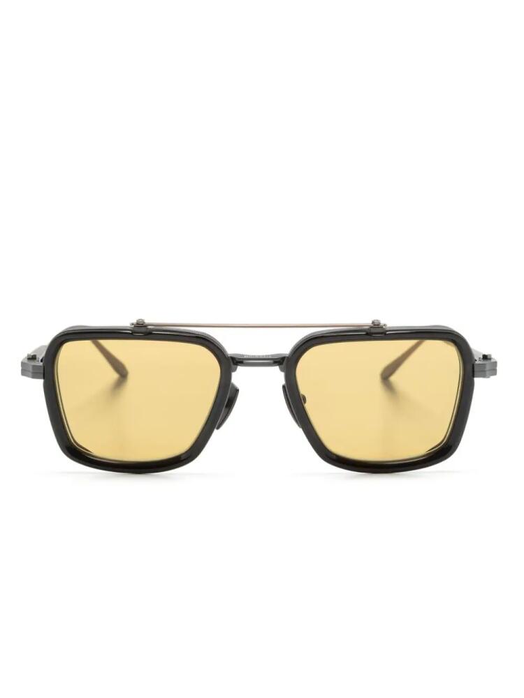 Akoni Solis pilot-frame sunglasses - Black Cover