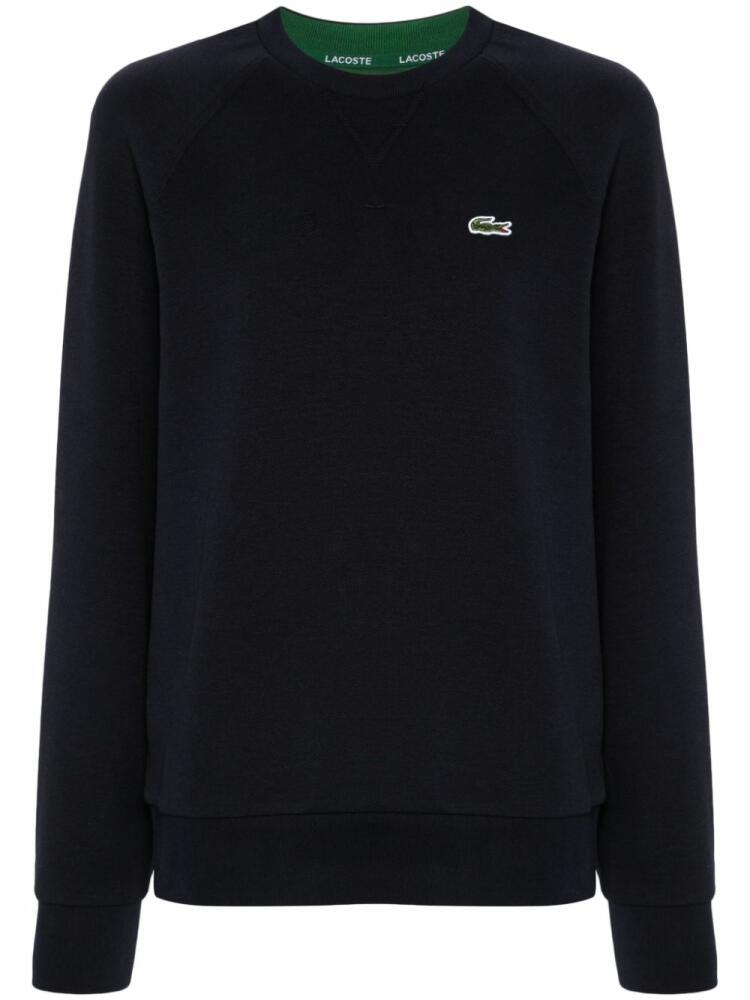 Lacoste piqué crew-neck sweatshirt - Blue Cover