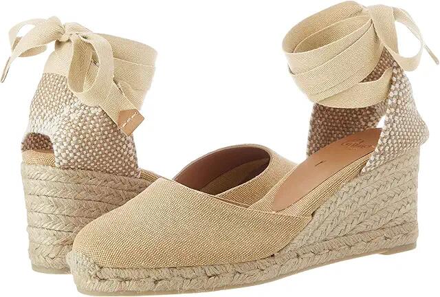 CASTANER Carina 60mm Wedge Espadrille (Sand) Women's Shoes Cover