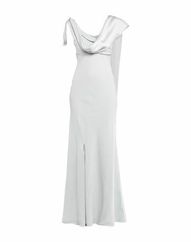 Alberta Ferretti Woman Maxi dress Light grey Acetate, Viscose Cover