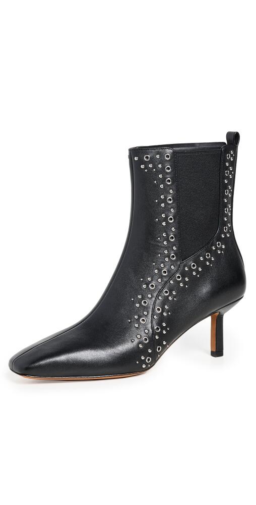 3.1 Phillip Lim Nell 65mm Mid Calf Eyelet Booties Black Cover