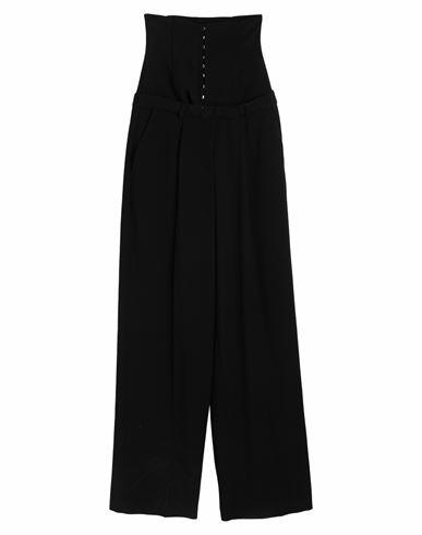 Alessandro Vigilante Woman Pants Black Viscose, Wool, Elastane Cover