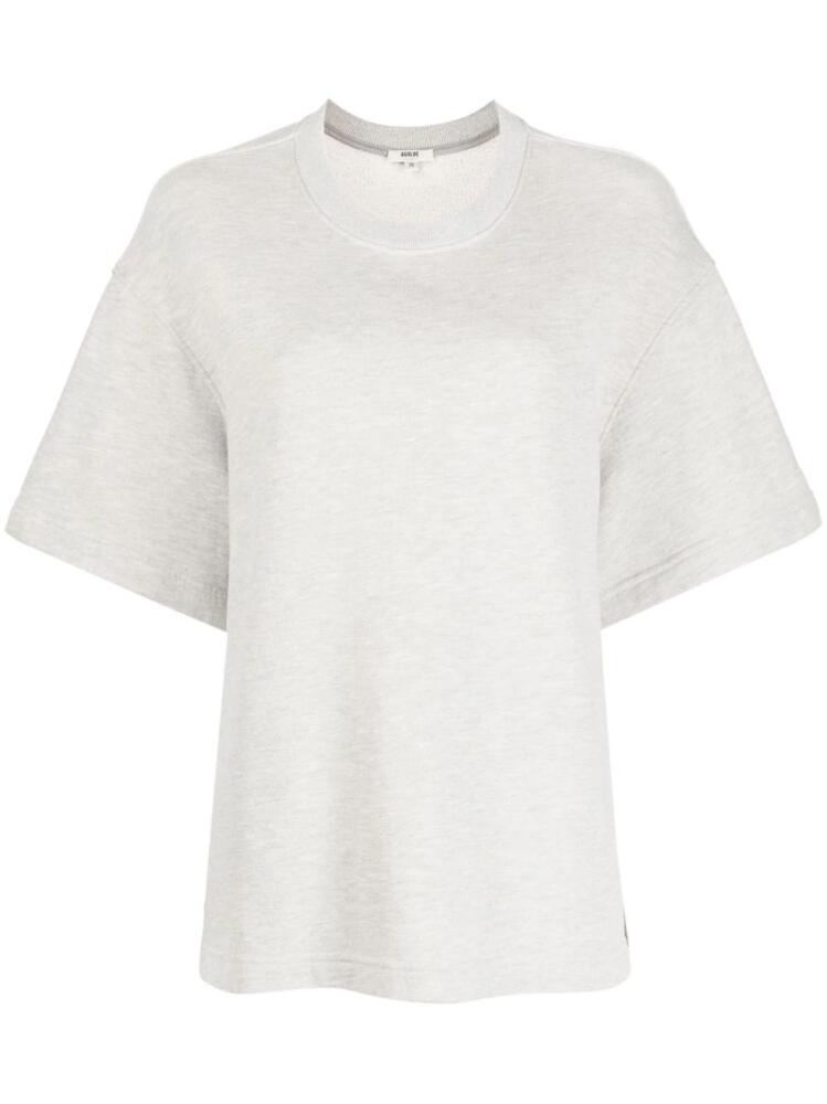 AGOLDE drop-shoulder short-sleeve sweatshirt - Grey Cover