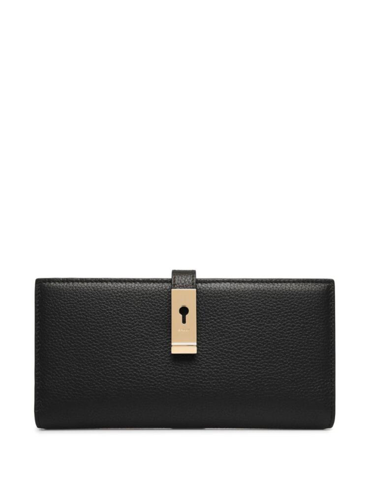 Bally Lock Me bi-fold leather wallet - Black Cover