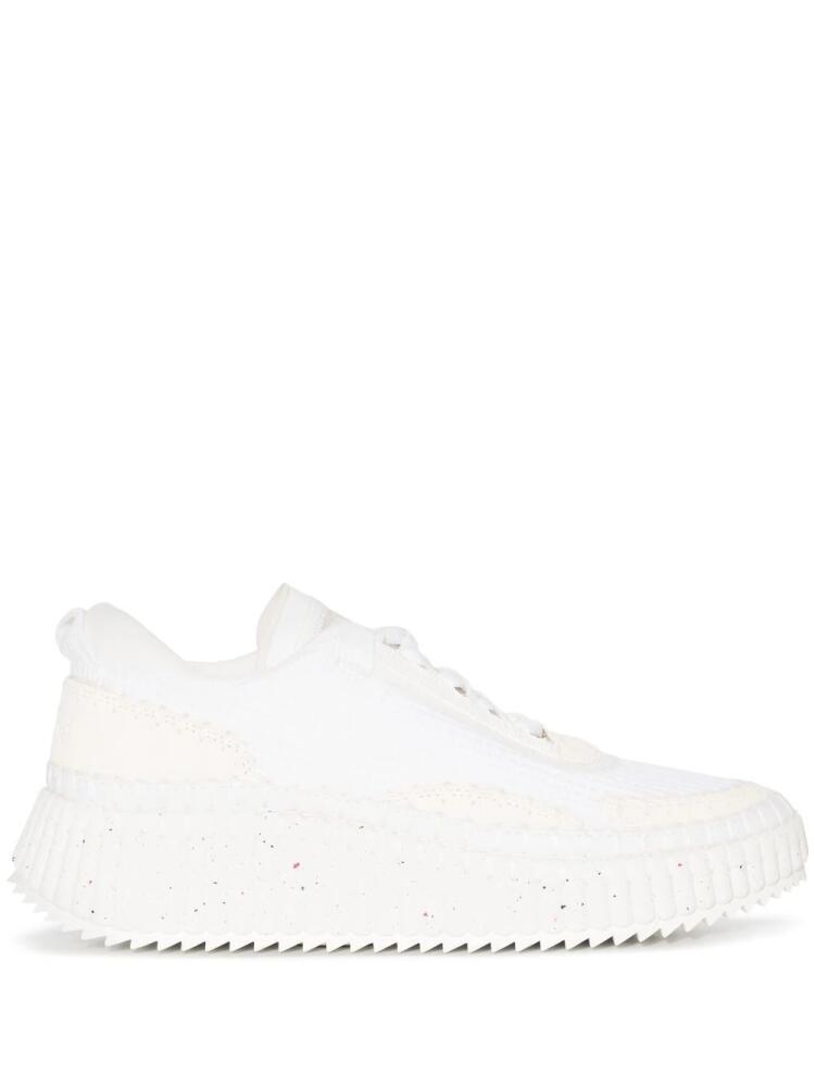 Chloé Nama platform sneakers - White Cover