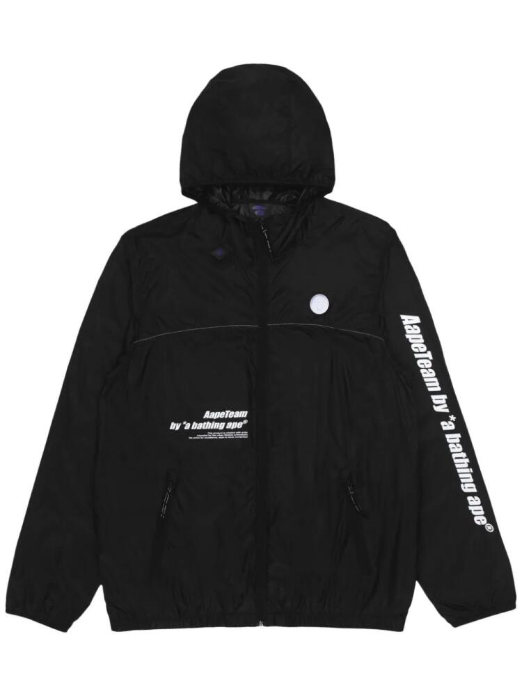 AAPE BY *A BATHING APE® Moonface hooded jacket - Black Cover