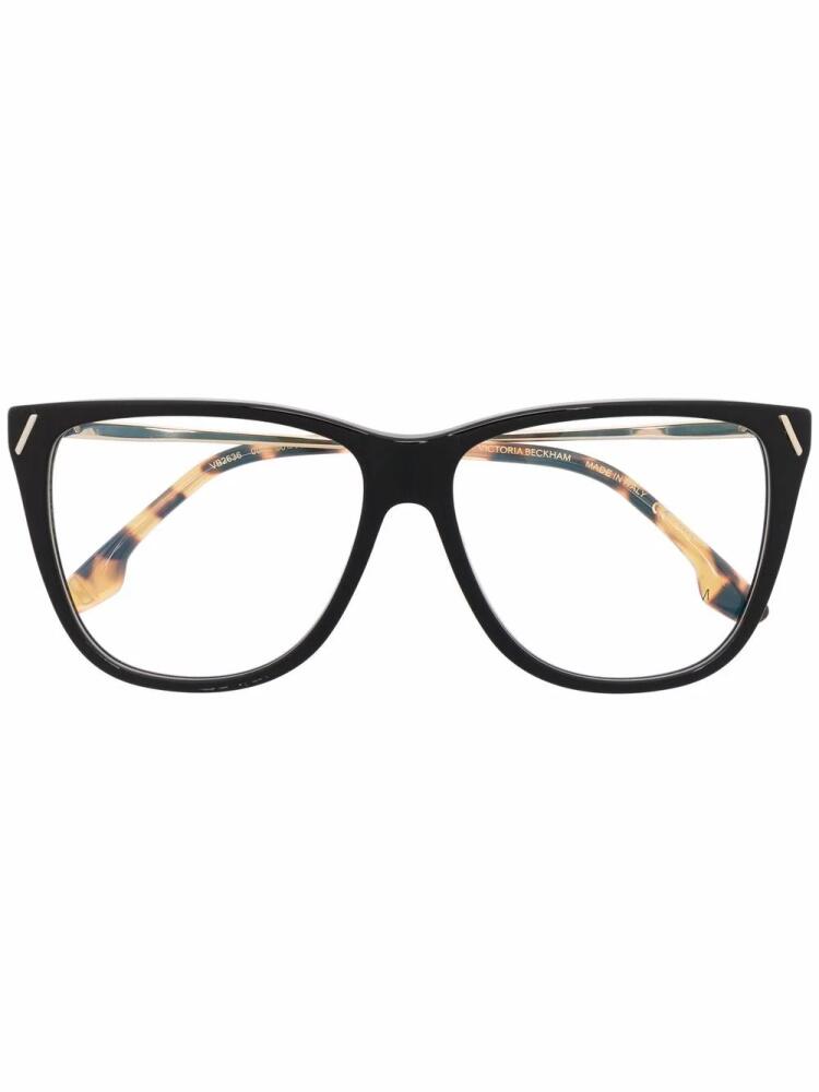 Victoria Beckham Eyewear square-frame glasses - Black Cover