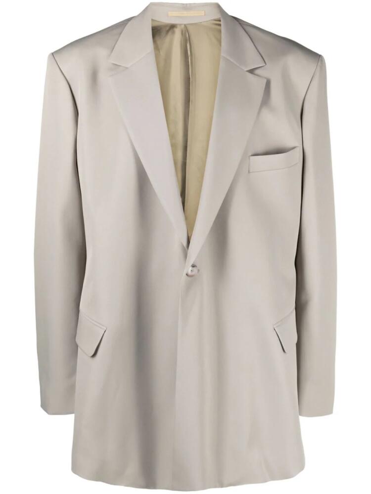 Martine Rose Hanging tailored blazer - Neutrals Cover