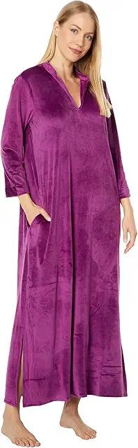 N by Natori Poly Velour Lounger (Persian Purple) Women's Pajama Cover