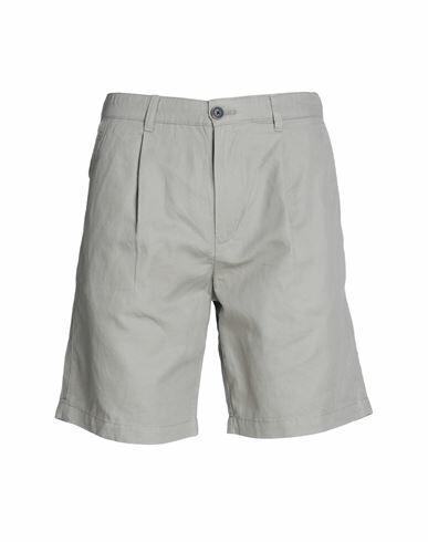 Selected Homme Man Shorts & Bermuda Shorts Sage green Organic cotton, Linen Cover