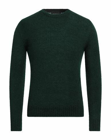 40weft Man Sweater Dark green Acrylic, Polyamide, Mohair wool, Wool, Elastane Cover