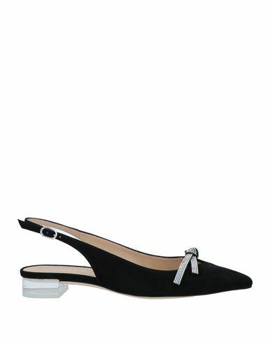 Stuart Weitzman Woman Ballet flats Black Soft Leather Cover