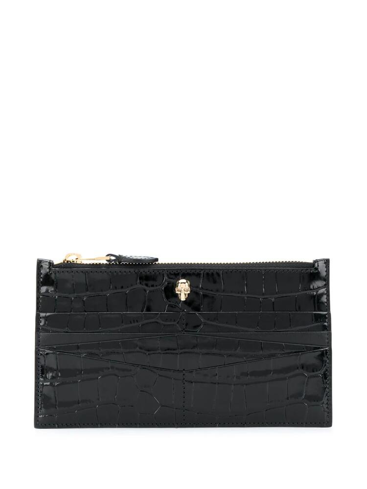 Alexander McQueen skull-stud cardholder - Black Cover