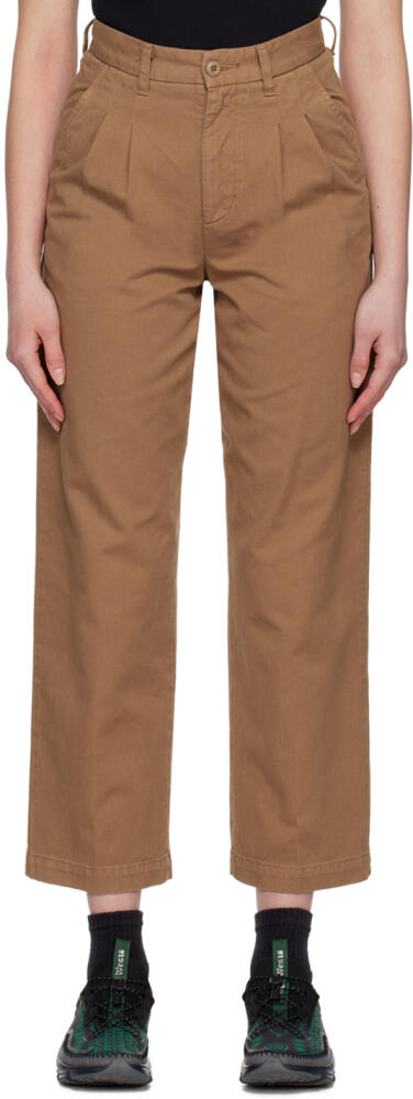 Carhartt Work In Progress Brown Cara Trousers Cover