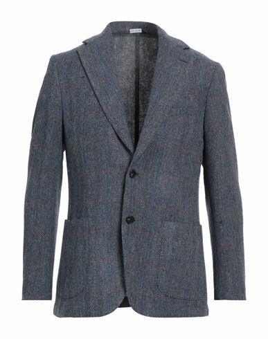 Giampaolo Man Blazer Slate blue Virgin Wool Cover