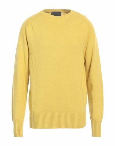 Messagerie Man Sweater Ocher Virgin Wool, Viscose, Nylon, Cashmere Cover