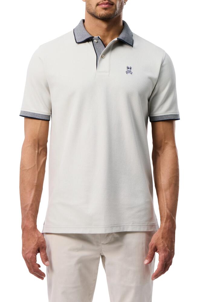 Psycho Bunny Southport Pima Cotton Piqué Polo in Pearl Cover