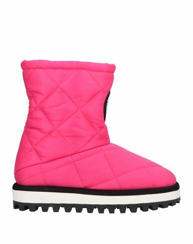 Dolce & gabbana Woman Ankle boots Fuchsia Textile fibers Cover