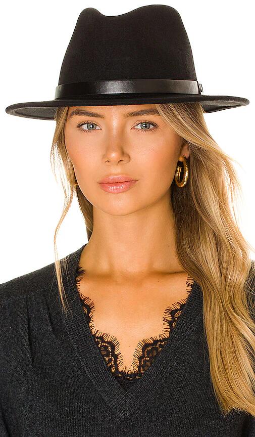 Brixton Messer Fedora in Black Cover